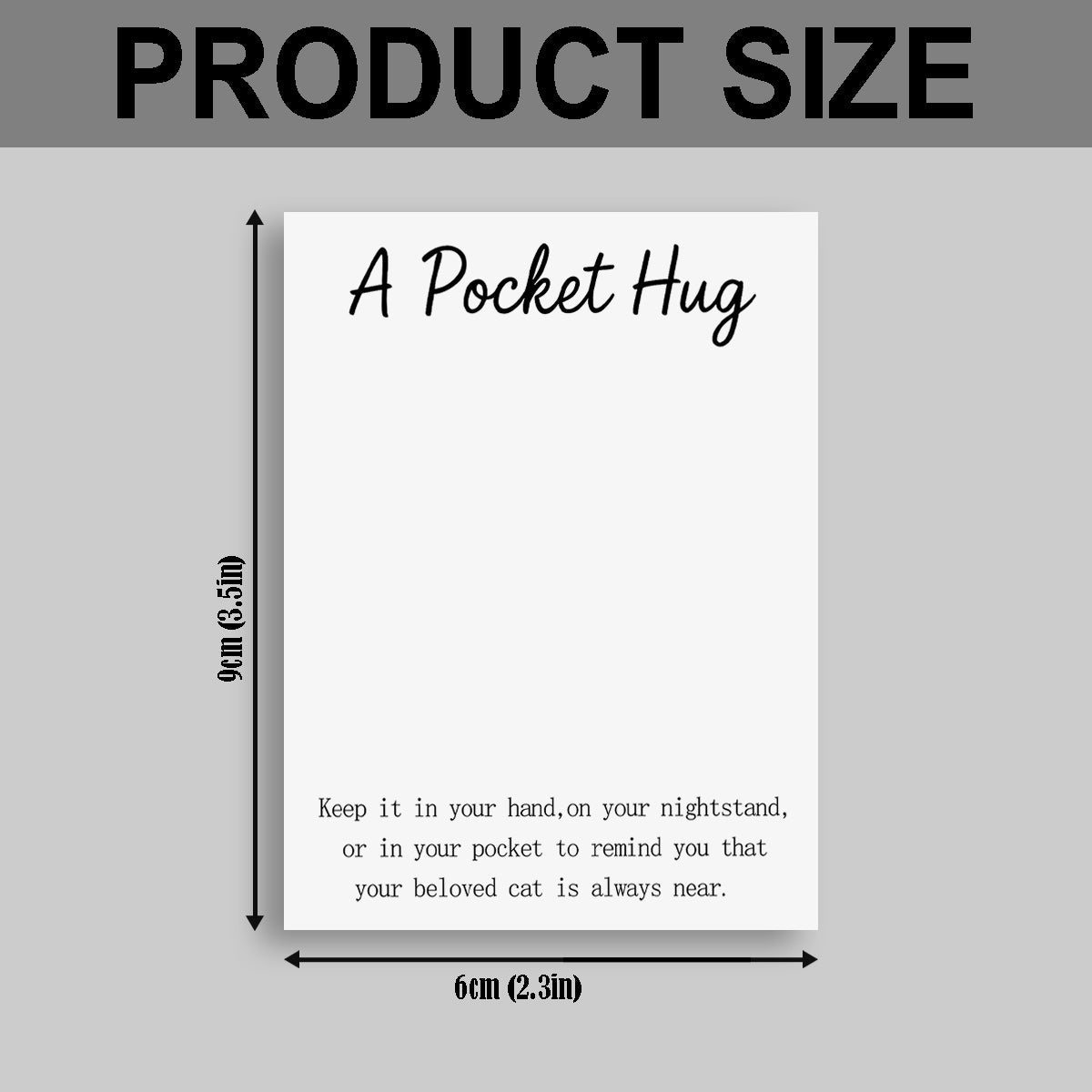 Gift For Hairdressers, Custom From Any Photo - Personalized Hairdresser Pocket Hug Card