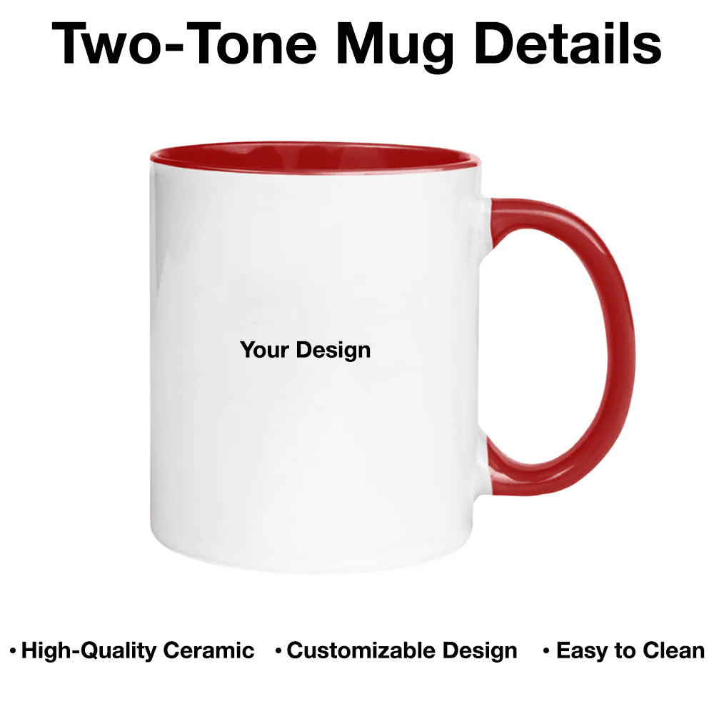 Funny Sibling White Ceramic Mug – Personalized Brother & Sister Cartoon, Playful Quote, Creative Gift for Coworker or Family