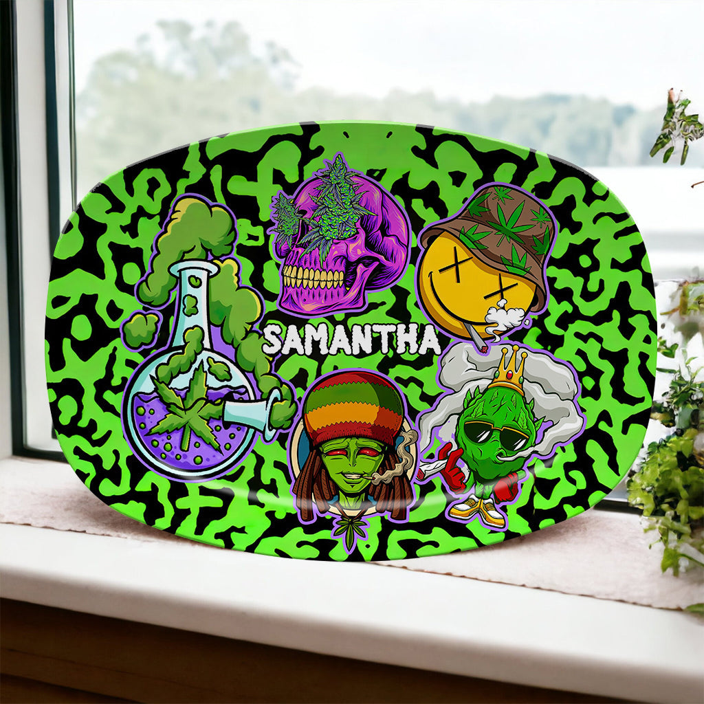Keep One Rolled 420 - Personalized Weed Plate