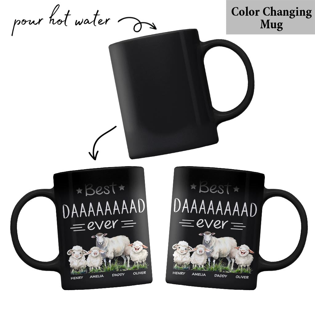 Best Dad Best Mom Ever - Gift for dad, mom - Personalized Mug