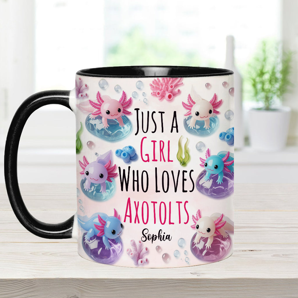 In My Axotolt Era - Personalized Axolotl Accent Mug