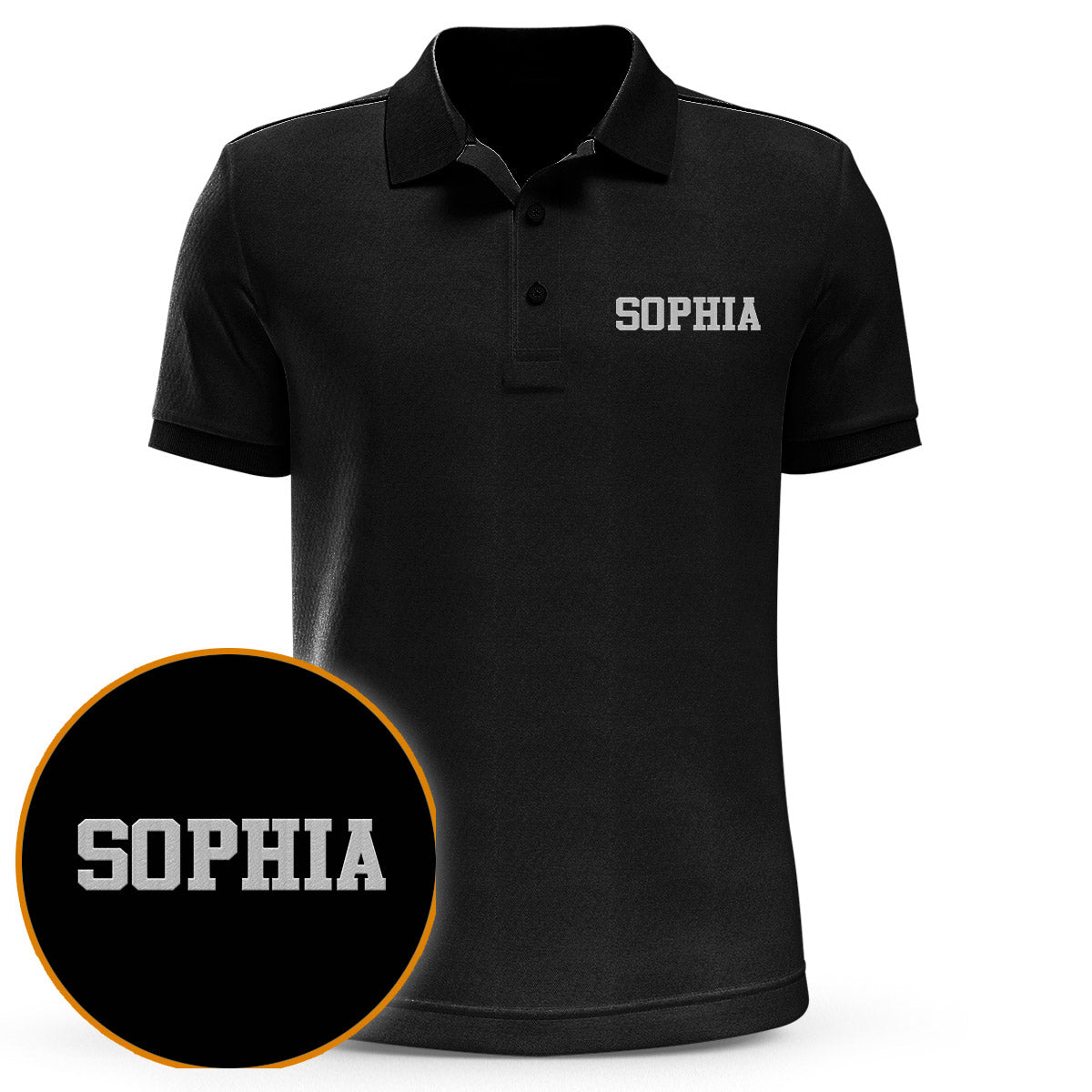 Custom Name - Personalized Daughter Embroidered Polo Shirt