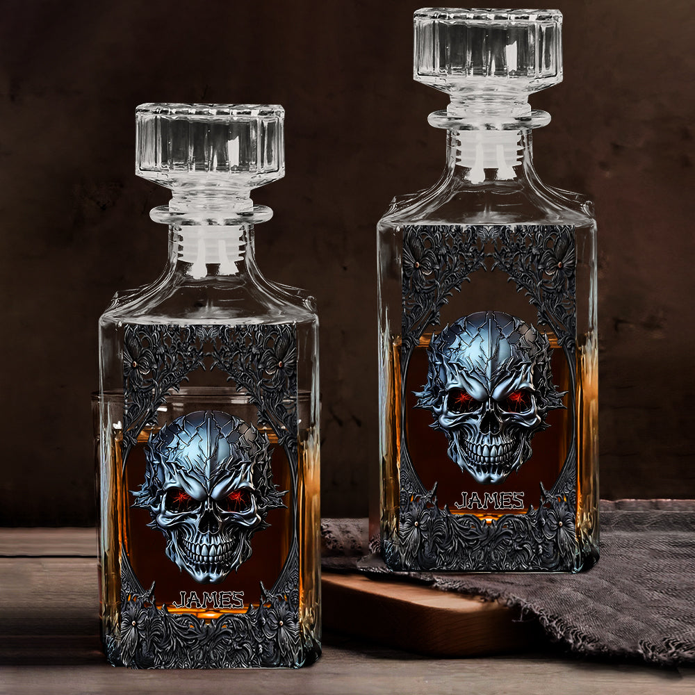 Cool Skull - Personalized Skull Whiskey Glass