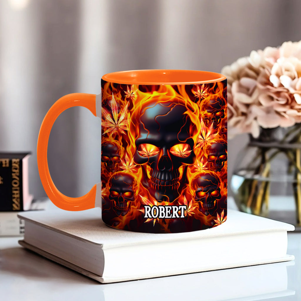 Free Your Mind - Personalized Weed Accent Mug