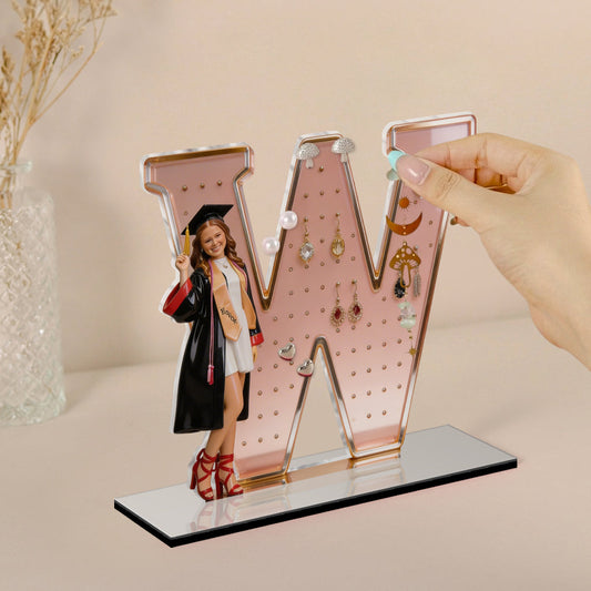 A Letter of Pride – Graduation Jewelry Display - Personalized Graduation Jewelry Holder