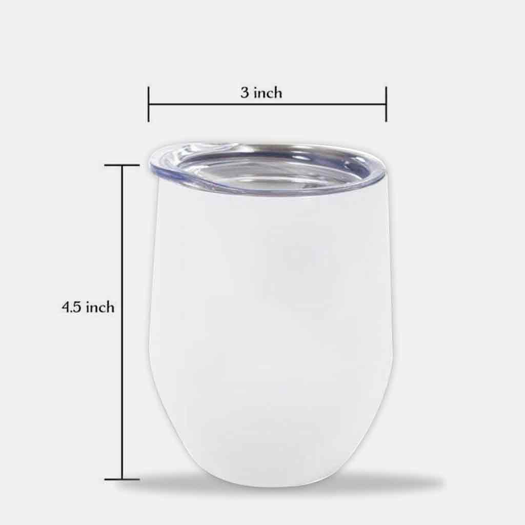 I Love You For Your Personality - Personalized Couple Wine Tumbler