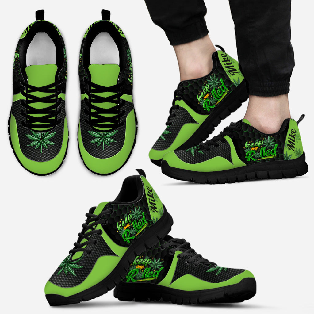 Keep One Rolled 420 - Personalized Weed Sneakers