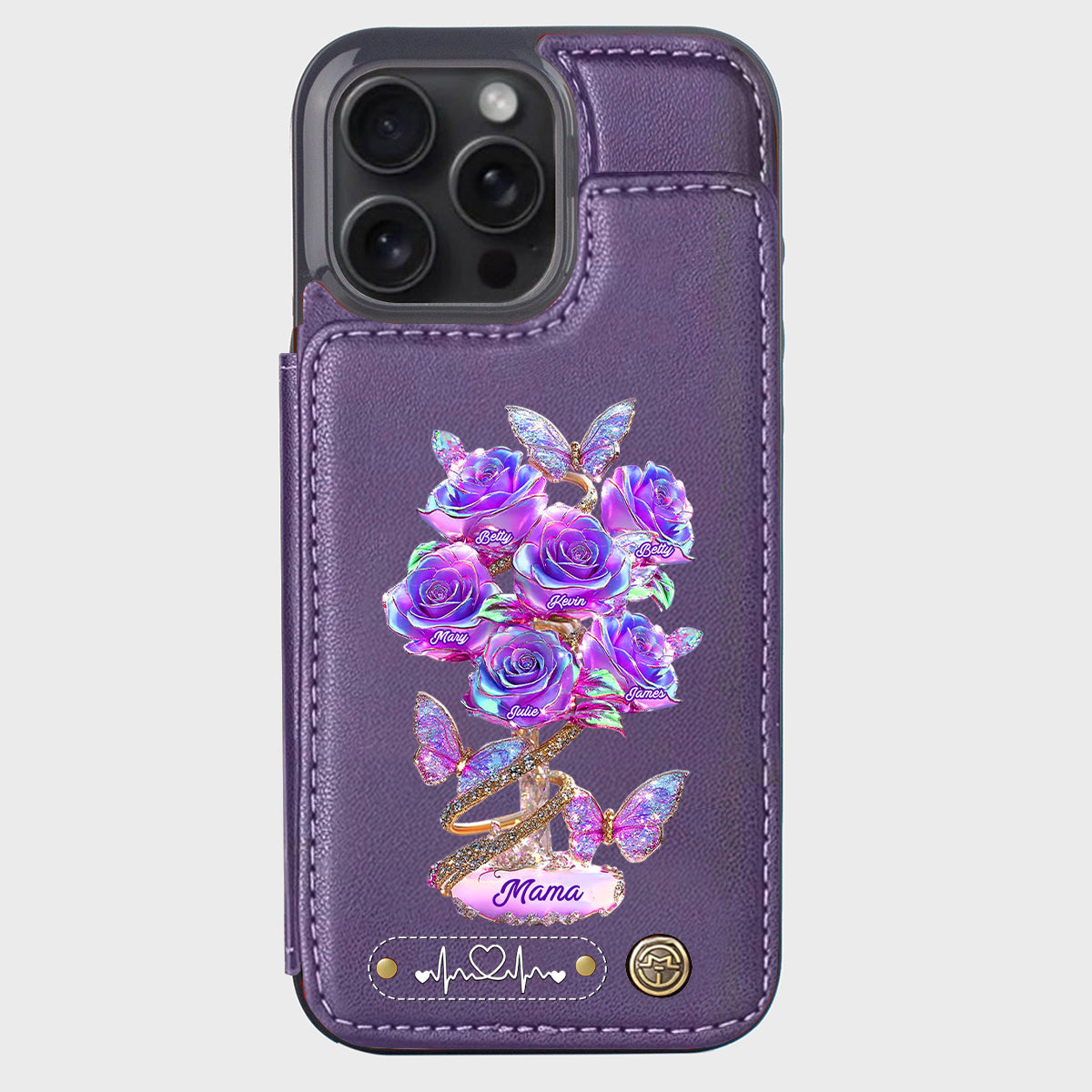 Best Mom Ever - Personalized Mother Wallet Phone Case
