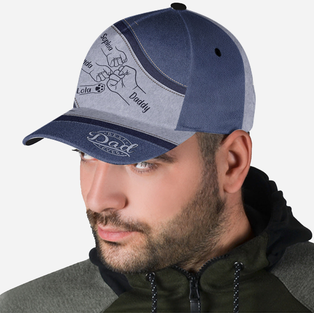 Best Dad Dog Dad Ever - Personalized Father Classic Cap