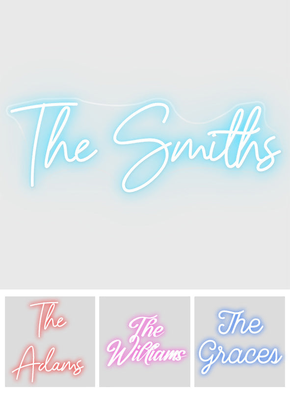 Custom Text - Personalized Family Neon Sign