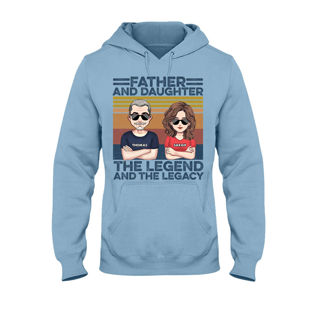 Like Father Like Son - Gift for dad, dad - Personalized T-shirt And Hoodie