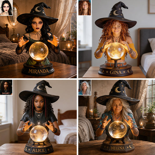 Light of Destiny - Personalized Witch Acrylic LED Night Light