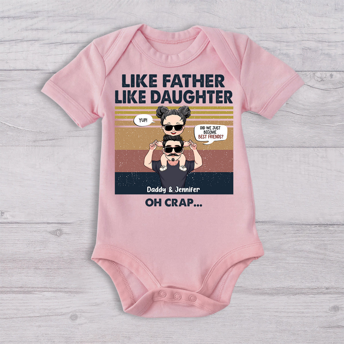 Did We Just Become Best Friends? - Gift for dad, newborn, baby/infant (0-1 year), new dad - Personalized Set