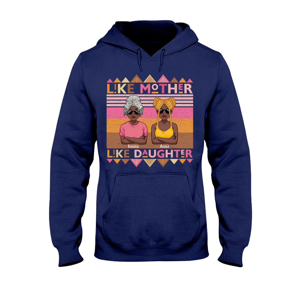 Like Mother Like Daughter - Personalized African American T-shirt And Hoodie