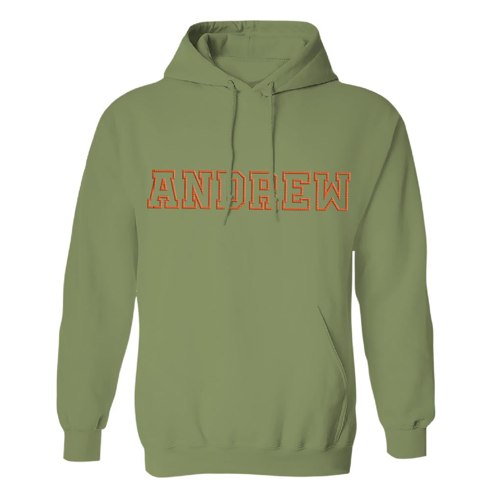 Custom Name - Personalized Uncle Embroidered Hoodie