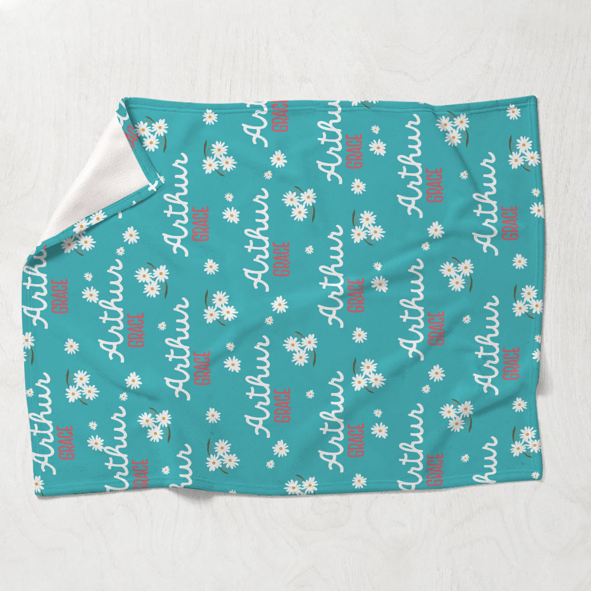 Daisy Custom Name - Personalized grandson Blanket
