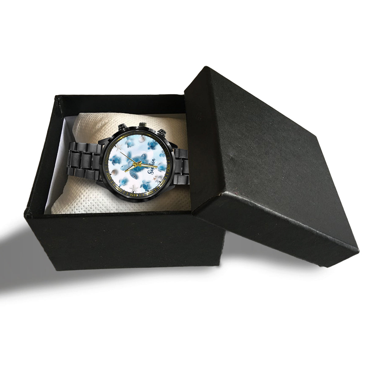Just A Girl Who Loves Turtles - Personalized Turtle Hand Watch