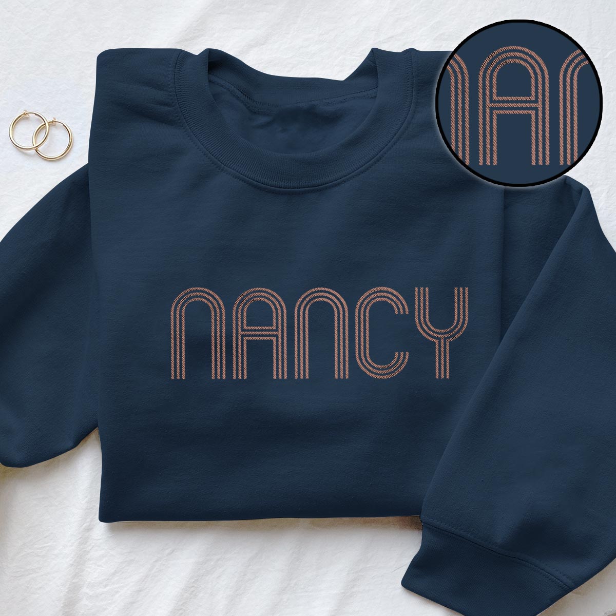 Custom Name - Personalized Son Embroidered Sweater