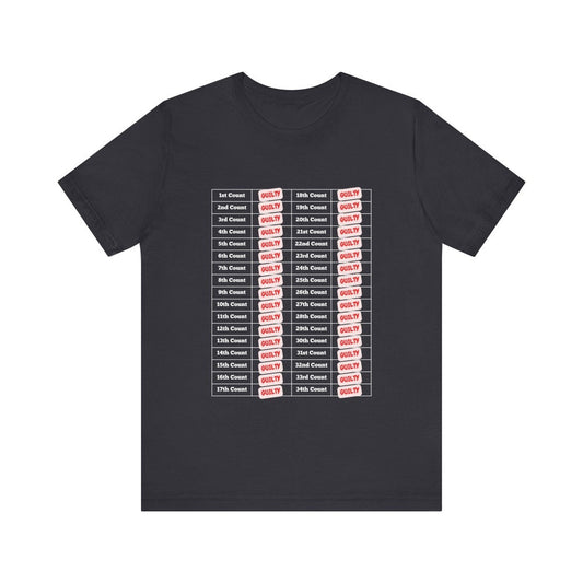 34 Counts 34 Gu1lty T-shirt, Political Shirt, Trump 2024 Shirts, Republican Shirts, Pro Trump Tshirt, 45 47 Shirt, MAGA Shirt T-shirt & Hoodie