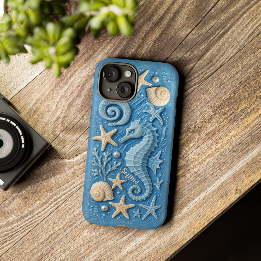 Just A Girl Who Loves Ocean - Personalized Sea Lover Full Print Phone Case