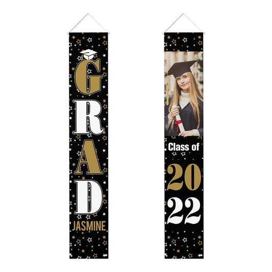 Graduation Party Decorations Supplies - Personalized Daughter Door Banner