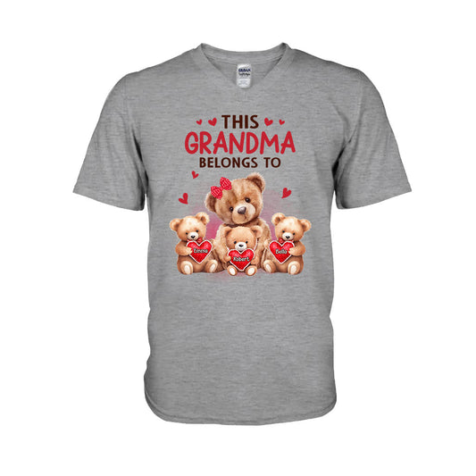 This Grandma Belongs To - Personalized Grandma T-shirt And Hoodie