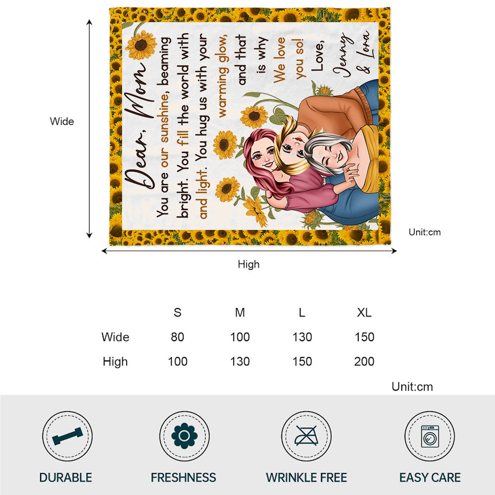 You Are My Sunshine - Personalized Mother Blanket