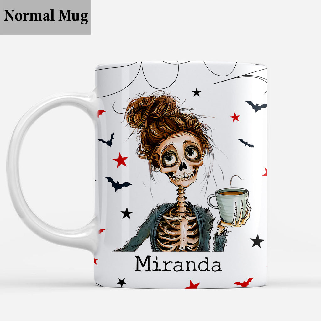 Mombie Drink Coffee - Personalized Mother Mug