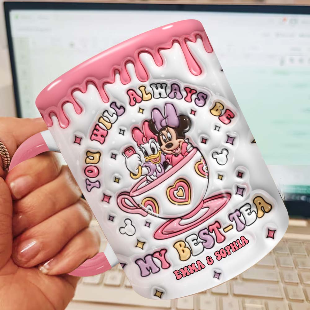 You Will Always Be My Best-Tea - Personalized Bestie Accent Mug