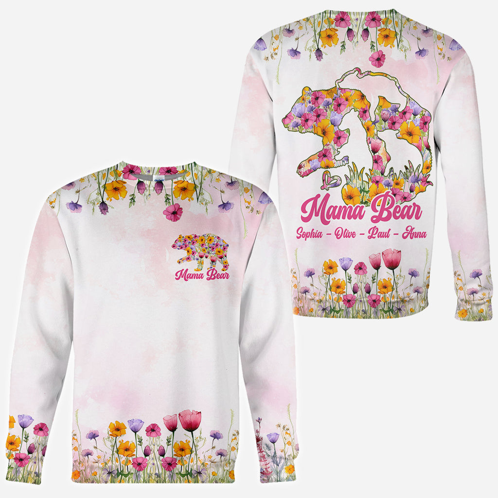 Mama Bear - Personalized Mother All Over Shirt