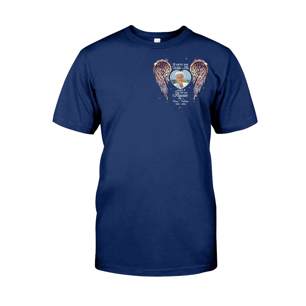 Memorial Wings Your Wings Were Ready But My Heart Was Not - Personalized Memorial T-shirt And Hoodie