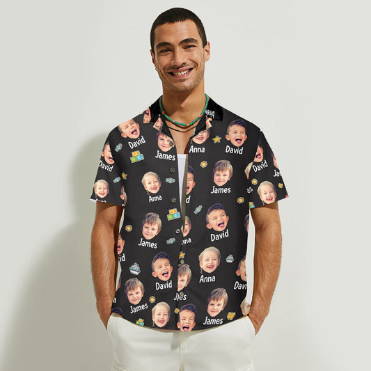 Reasons I Love Being A Grandpa - Personalized Grandpa Hawaiian Shirt