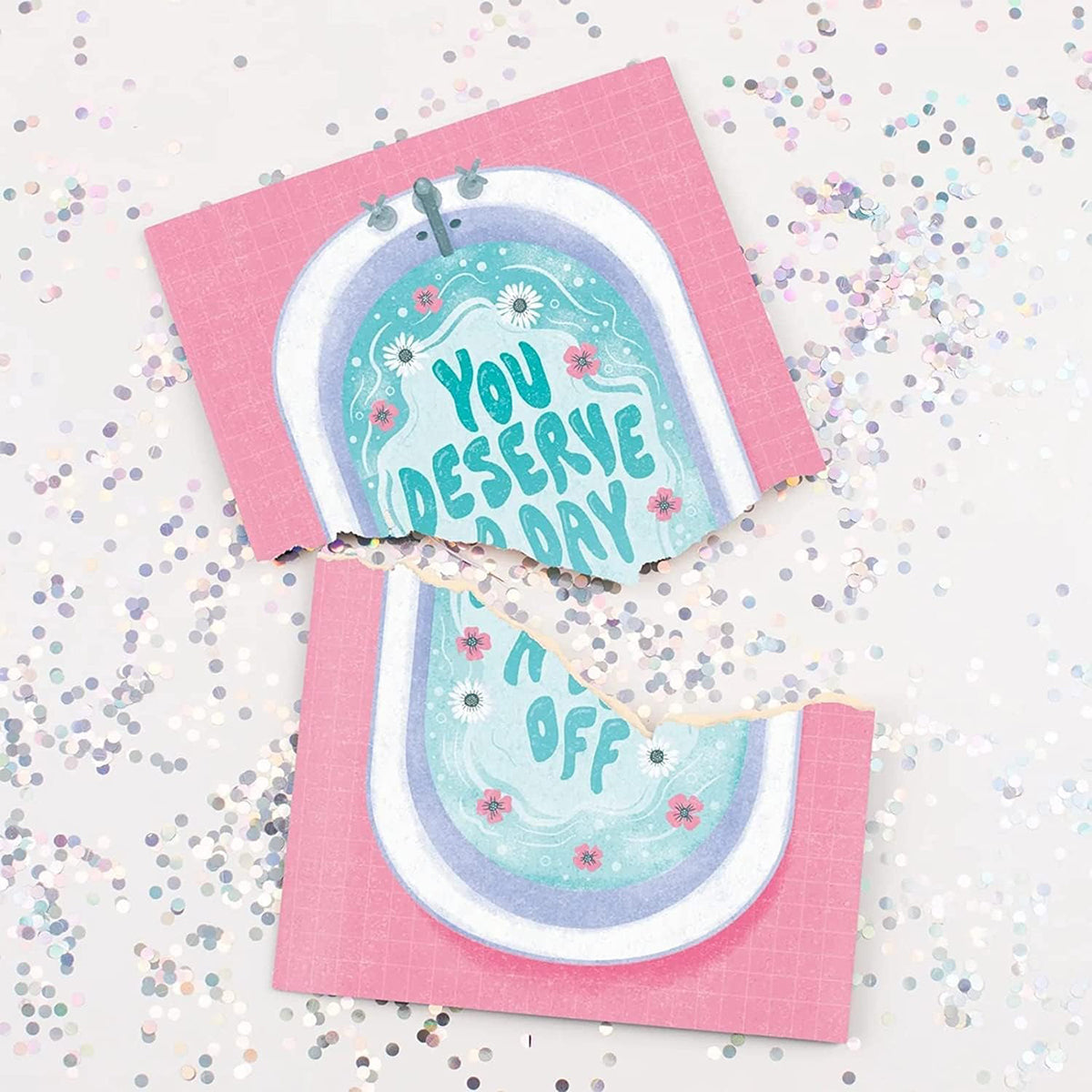 Endless Sound Mother's Card With Glitter - Mother Endless Sound Mother's Card With Glitter