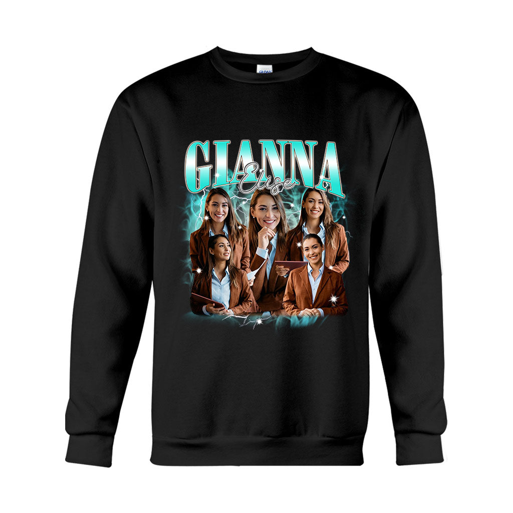 Custom Text And Photos - gift for anyone - Personalized T-shirt And Hoodie