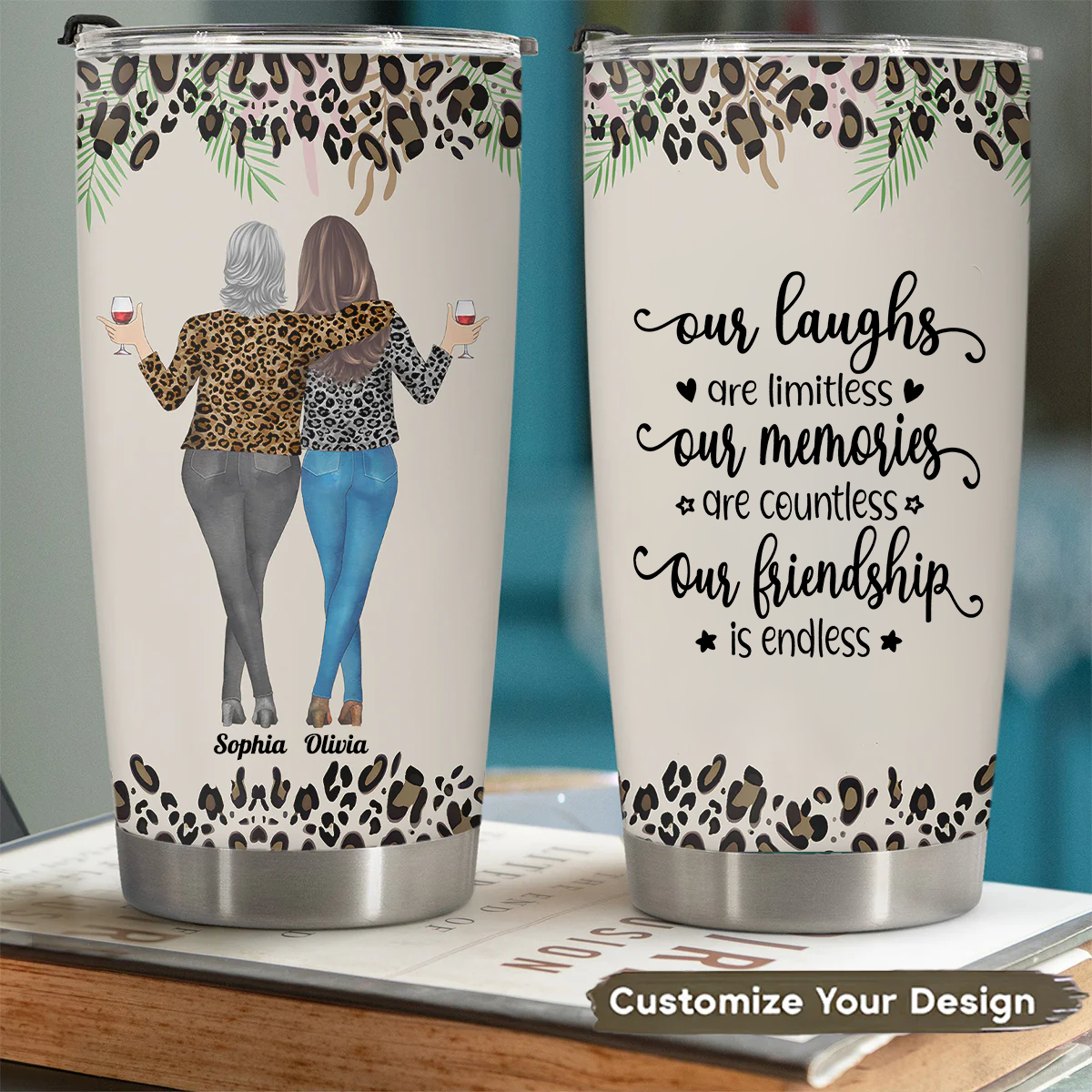 Personalized Sister & Brother Plaque or Cup or Keychain or Ornament, Endless Friendship, Priceless Memories,Custom Gift for Birthday, Christmas, Thanksgiving