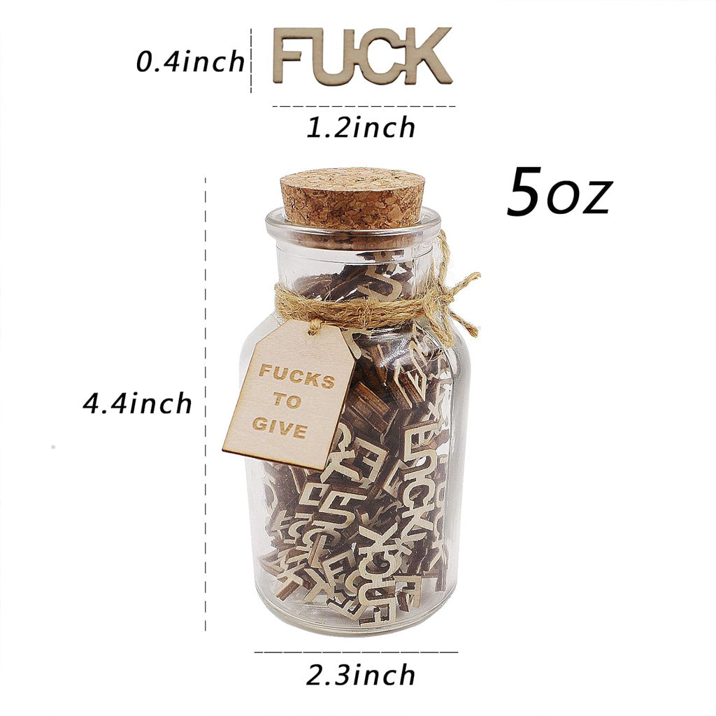 Jar Of Wooden F - Jar Of F
