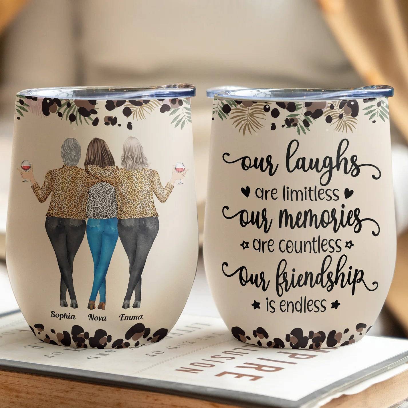 Personalized Sister & Brother Plaque or Cup or Keychain or Ornament, Endless Friendship, Priceless Memories,Custom Gift for Birthday, Christmas, Thanksgiving