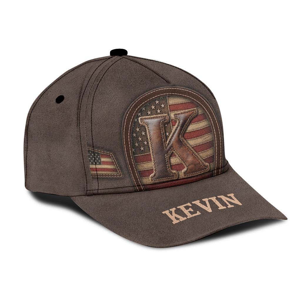 Initial Gift For Him, Husband, Dad... - Personalized Classic Cap