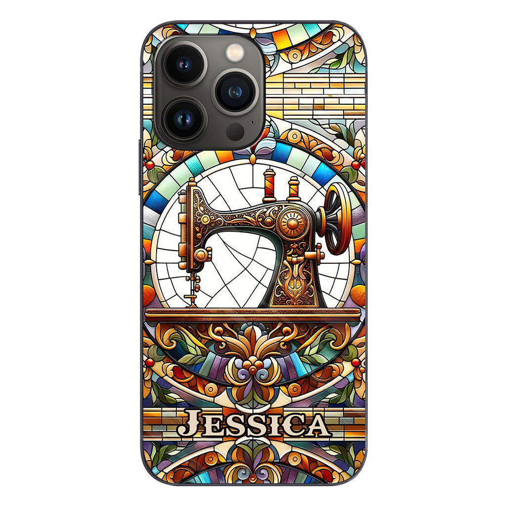 Colorful Sewing Machine - Personalized Sewing Phone Case