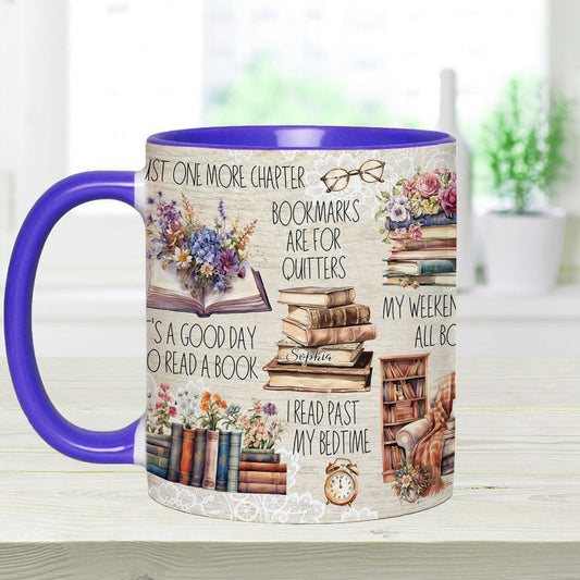 Just One More Chapter - Personalized Book Accent Mug