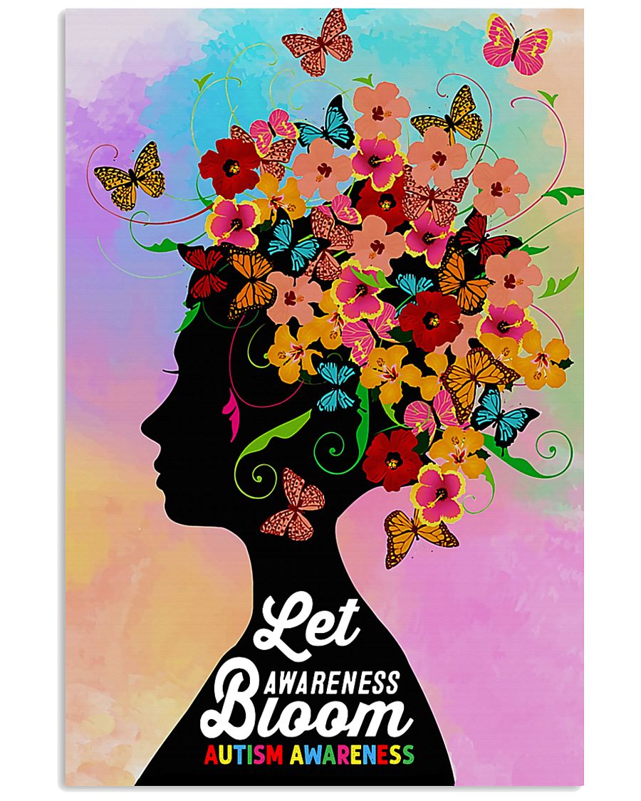 Let Awareness Bloom Autism Awareness - Autism Awareness Poster 0921