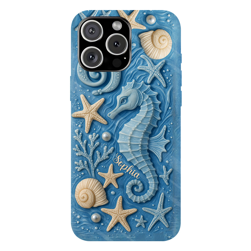 Just A Girl Who Loves Ocean - Personalized Sea Lover Full Print Phone Case