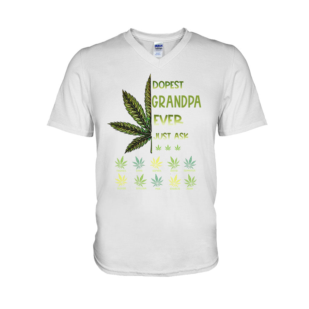 Dopest Dad Ever - Gift for dad, grandma, grandpa, mom, uncle, aunt, brother, sister - Personalized T-shirt And Hoodie