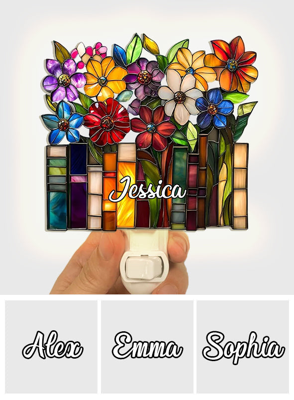 Book Lovers - Personalized Book Acrylic Plug-In Night Light