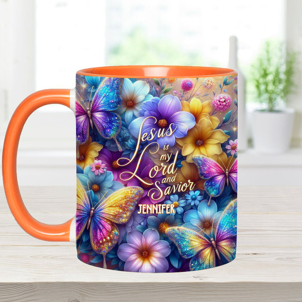 Jesus Is My Lord - Personalized Christian Accent Mug