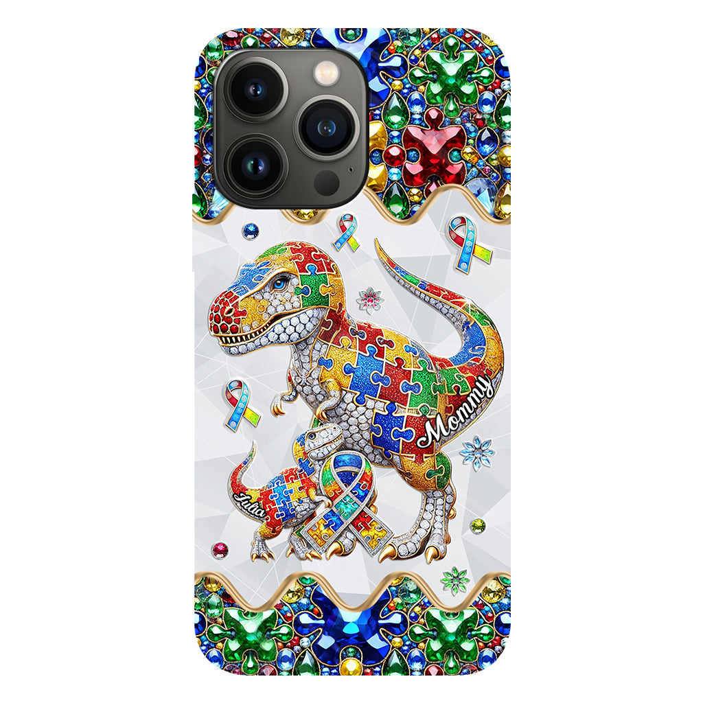 Strong Mama - Personalized Autism Awareness Full Print Phone Case