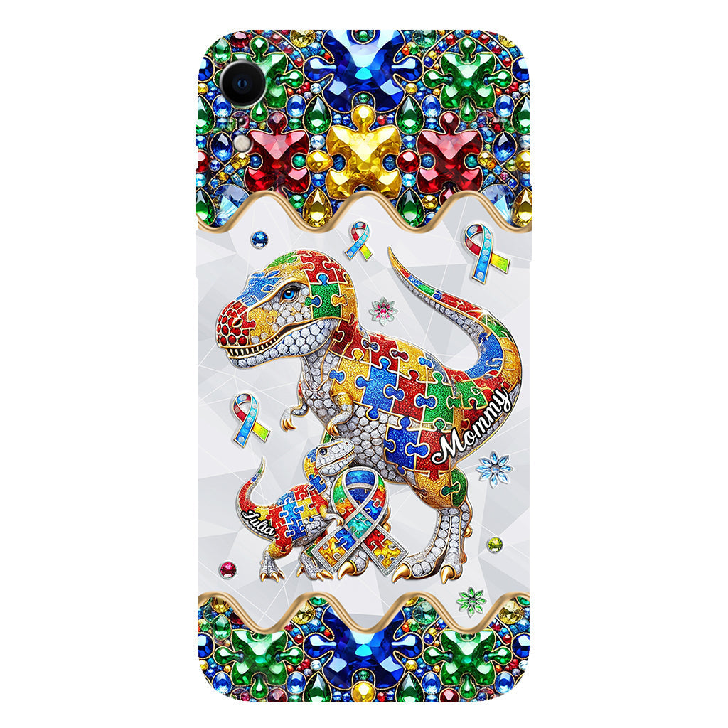 Strong Mama - Personalized Autism Awareness Full Print Phone Case