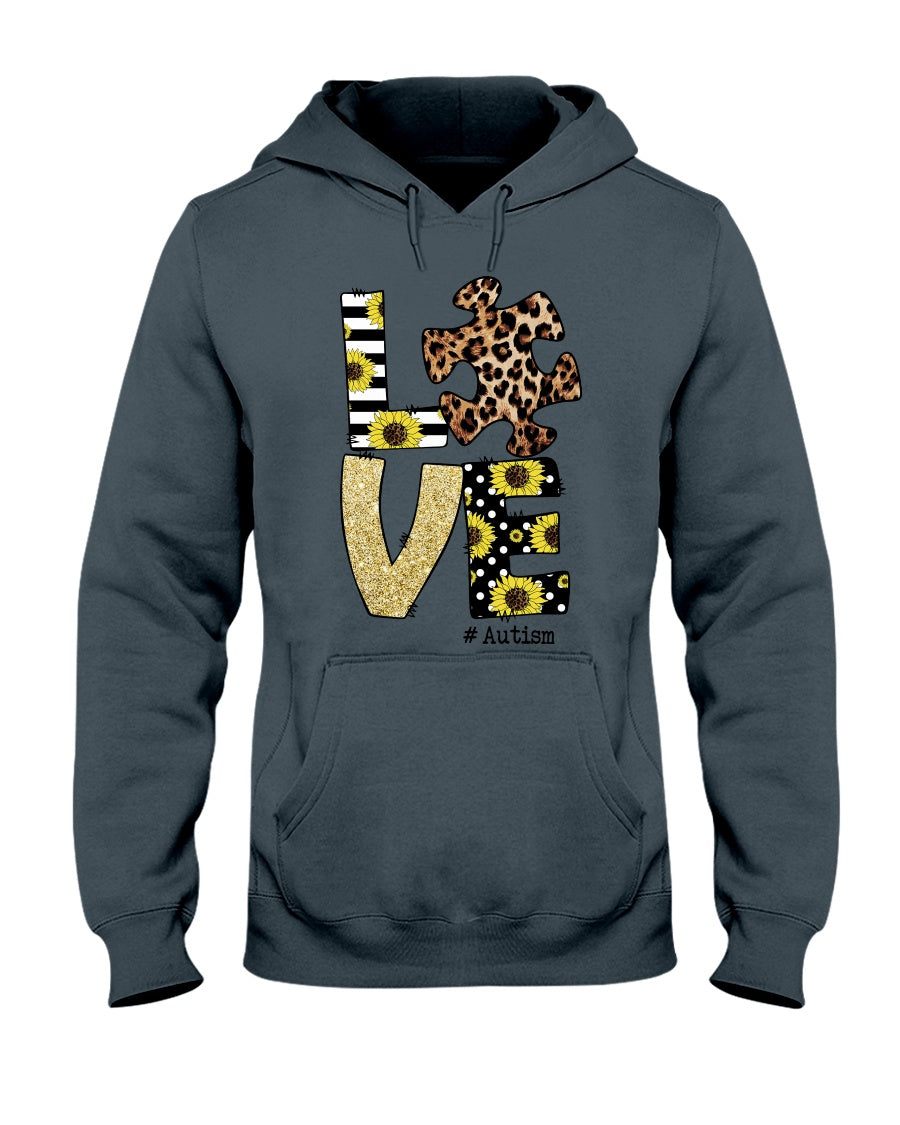 Love Someone With Autism - Autism Awareness T-shirt and Hoodie 0520