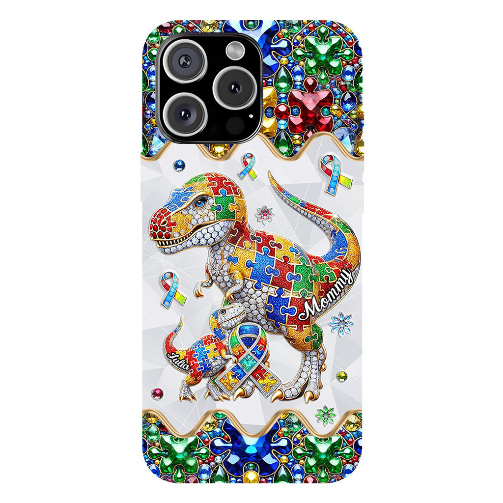 Strong Mama - Personalized Autism Awareness Full Print Phone Case